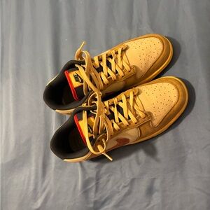 Nike Men's Beige and Brown Sneakers